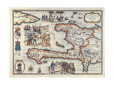 Map of the Island of Haiti, 1789