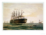 Buy The Great Eastern under Way, July 23rd, 1865, from "The Atlantic Telegraph" at AllPosters.com
