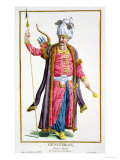 Genghis Khan from Receuil Des Estampes, Representant Les Rangs Et Les Dignites