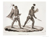 Buy Warriors from the Island of Ombai, from "Voyage Autour Du Monde (1817-20)" at AllPosters.com