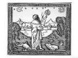 The Astrologer Albumasar (787-885) Copy of an Illustration from His 