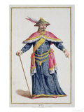 Yu Emperor of China from Receuil Des Estampes, Representant Les Rangs Et Les Dignites