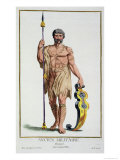 Buy Dress of a Breton Warrior from Receuil Des Estampes, Representant Les Rangs Et Les Dignites at AllPosters.com