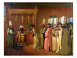 Audience of Charles Gravier, Comte De Vergennes, with the Sultan Osman III in Constantinople, 1755