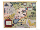 Map of the Russian Empire in the Sixteenth Century, Copy of an Original of 1571