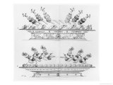 Buy Designs for Food Decoration from "L'Art De La Cuisine Francaise", Published 1833 at AllPosters.com