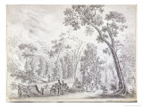 Harvesting Cloves in La Reunion, Early Nineteenth Century Giclee Print