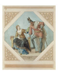 Buy Brunhilde and Hagen, Illustration for "The Niebelungen" by Richard Wagner, 1846 at AllPosters.com