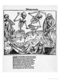 Buy Danse Macabre, Illustration from "Liber Chronicarum" by Hartmann Schedel Nuremberg, Published 1493 at AllPosters.com