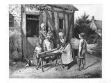 Buy Breaking Hemp, circa 1830-40 at AllPosters.com