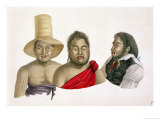 Buy Portraits of Chiefs of the Sandwich Islands, from "Voyage Autour Du Monde (1817-20)" at AllPosters.com