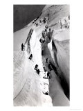 Buy Climbers Ascending Mont Blanc, circa 1860 at AllPosters.com