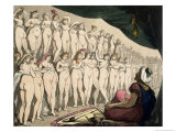 Buy The Harem, from a Sequence of Caricatures Depicting the Sexual Practices of the English Aristocracy at AllPosters.com