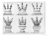 Buy Designs for Food Decoration from "Le Cuisinier Parisien", Published 1842 at AllPosters.com