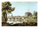 Buy Castel Sant'Angelo and St. Peter's, Rome at AllPosters.com