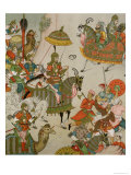 Buy Emperor Babur at the Head of His Army, after a Sixteenth Century Mughal Miniature at AllPosters.com