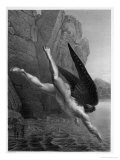 Buy Satan Plunges into the River Styx, from a French Edition of "Paradise Lost" at AllPosters.com