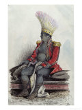 Buy King Temoana on the Island of Nuka-Hiva Dressed in the Uniform of a French Colonel, circa 1841-48 at AllPosters.com