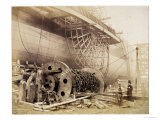 Isambard Kingdom Brunel Beside the "Great Eastern," circa 1857