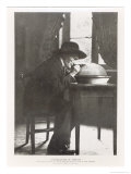 Jean-Henri Fabre Observing Insects, from "Souvenirs Entomologiques," Published in 1924