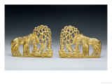 Buy Pair of Belt Clasps with Three Figures at AllPosters.com