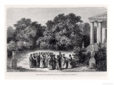 Buy Plato and His Disciples in the Garden of the Academy, from "La Vie Des Savants Illustres" at AllPosters.com