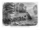Ice Harvest on the Empress Lake in the Bois De Boulogne at Paris