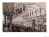 Interior View of the Palais De L'Industrie at the Exposition Universelle in 1855