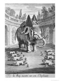 Buy The King of Siam Seated on His Elephant at AllPosters.com