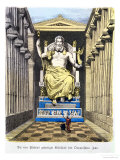 Statue of Olympian Zeus by Pheidias, from a Series of the 