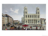 Buy The Place Saint Sulpice, circa 1815-20 at AllPosters.com