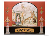 Buy Actaeon Discovers the Goddess Diana at Her Bath, Reconstruction of a Fresco at AllPosters.com