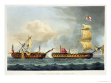 Buy Capture of La Fique, January 5th 1795, from "The Naval Achievements of Great Britain" at AllPosters.com