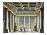 Buy The Audience Hall in the Palace of Aegistheus, Design for the Ballet "Orestes" at AllPosters.com