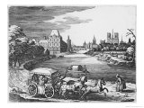 Buy View of the Louvre and the Tuileries with a Stage Coach in the Foreground at AllPosters.com