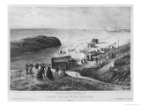 Buy Baths of Cote Des Fous at Biarritz, 1840-60 at AllPosters.com