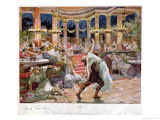 A Banquet in Nero's Palace, Illustration from 