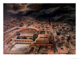 The Eruption of Vesuvius at Pompeii in 79 AD