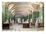 Buy The First Room of Modern Sculpture, New Hermitage, 1856 at AllPosters.com