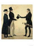 Buy Three Gentlemen Greeting Each Other at AllPosters.com