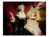 Buy Georgiana, Duchess of Devonshire and Her Daughter, Lady Georgiana Cavendish, 1784 at AllPosters.com
