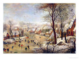 Winter Landscape with Bird Trap