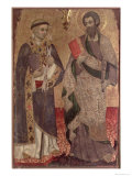 Buy Detail of St. Bartholemew and St. Bernard of Clairvaux at AllPosters.com