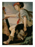 Buy David with the Head of Goliath at AllPosters.com