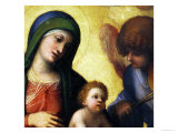 Madonna and Child with Angels circa 1510-15 (Detail)