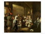 Cavaliers and Companions Carousing in a Barn