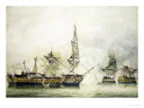 Buy H.M.S. Victory at the Battle of Trafalgar, 1805 at AllPosters.com