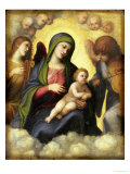 Madonna and Child with Angels circa 1510-15
