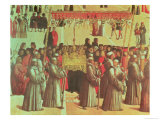 Procession in the St. Mark's Square, Detail of the Basilica, 1496