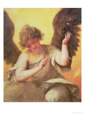 Buy An Angel Holding a Glass Flask at AllPosters.com